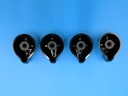 KNOB CONTROL BLK X 4 4055980314